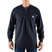 Flame-Resistant Force Cotton Long-Sleeve Henley - 100237
