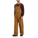 Loose Fit Firm Duck Insulated Bib Overall 