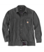 Rugged Flex Relaxed Fit Canvas Fleece-Lined Snap-Front Shirt Jac - 105532
